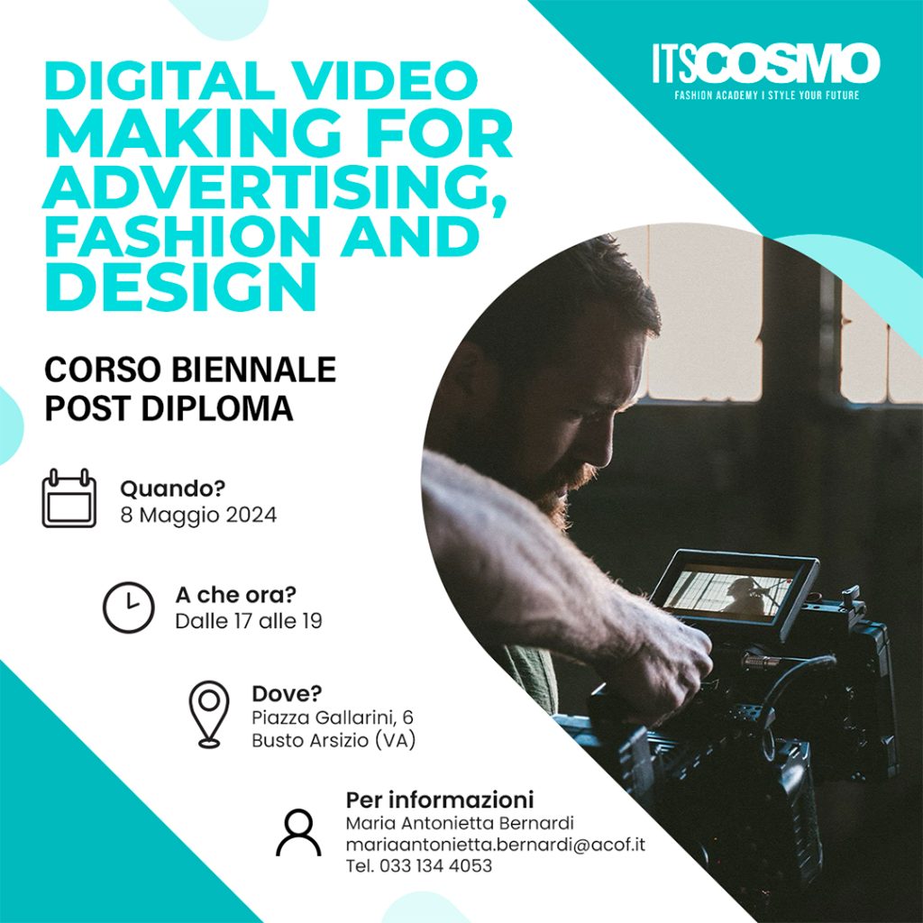 digital-video making for advertising fashion and design-maggio
